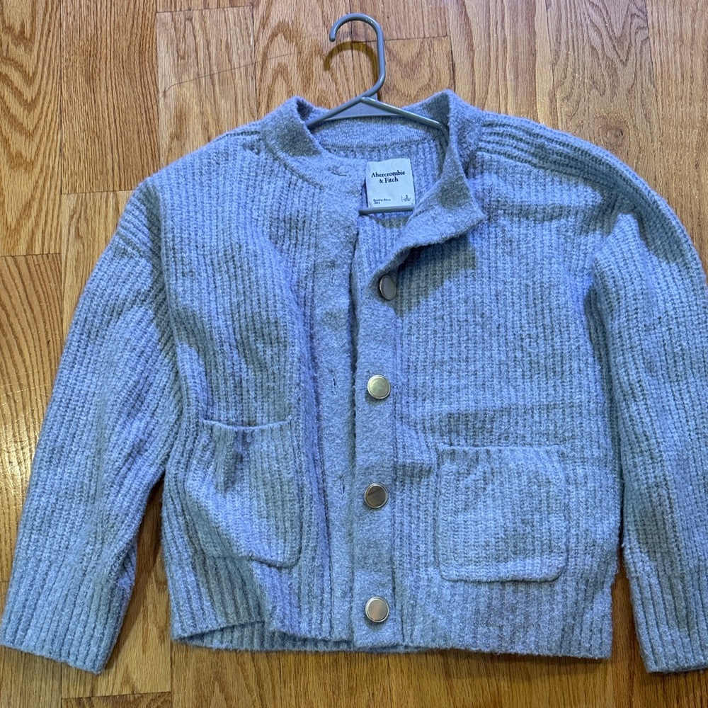 Abercrombie & Fitch Gray Women's Cardigan